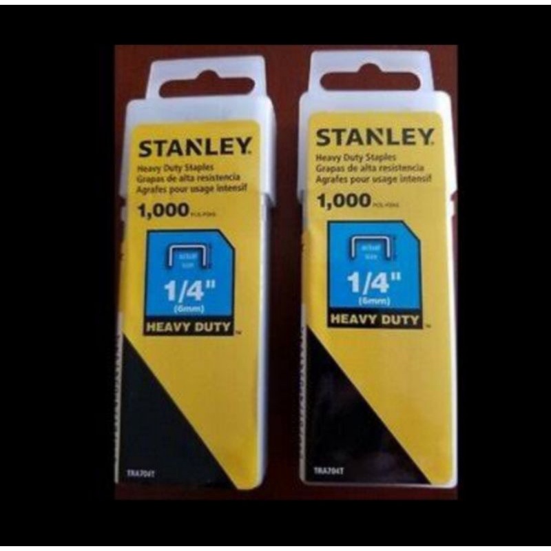 

Isi staples 1/4 ( 6mm ) Stanley TRA704T isi 1000PCS Refill Staples Stanley