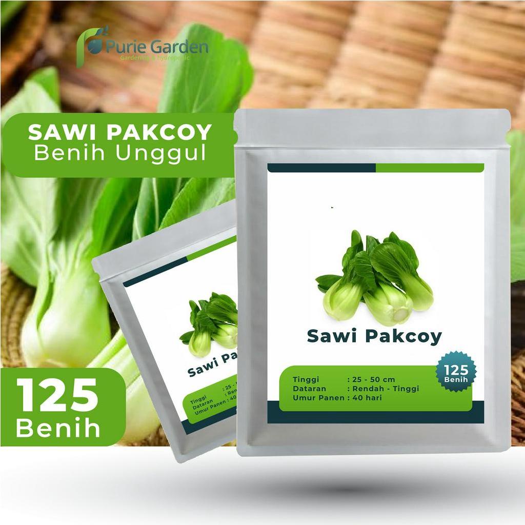Benih Bibit Biji Unggul Sawi Pakcoy 125 Benih PG KDR