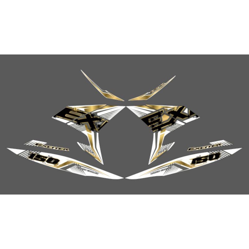 Striping les y15zr mx king 150 black gold mx king