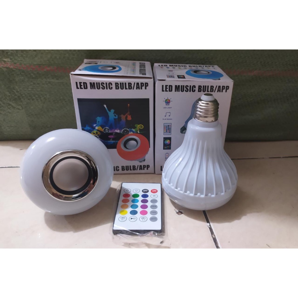 Lampu speaker bluetooth