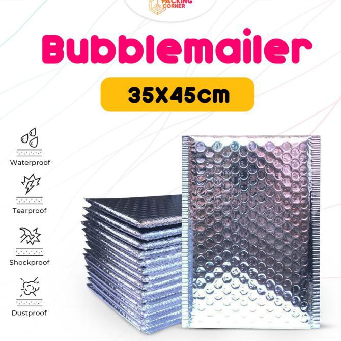 Amplop Bubble Mailer Wrap 35x45 cm Alumunium Foil Premium Quality