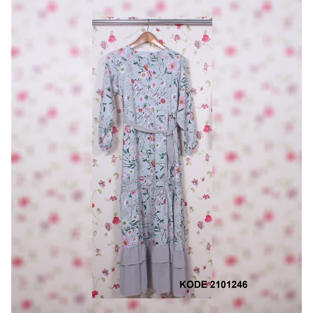 GAMIS MOTIF BUNGA_IDOLA