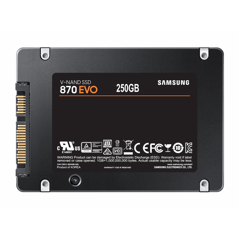 SSD Samsung 870 EVO 250GB SATA III SSD 2,5&quot;