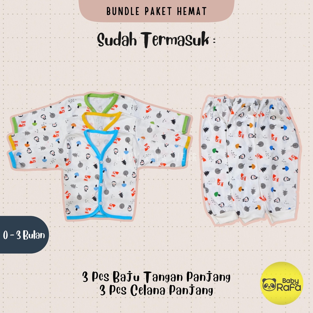 Paket Hemat Baju Bayi Motif 18 pcs merk DIV DIV Collection