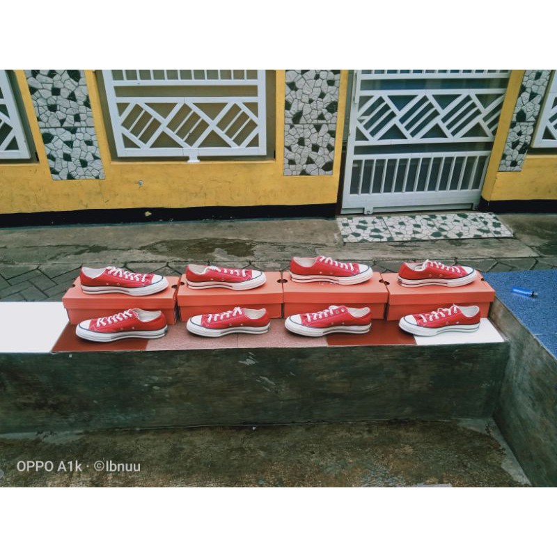 Converse 70S Enamel Red Low