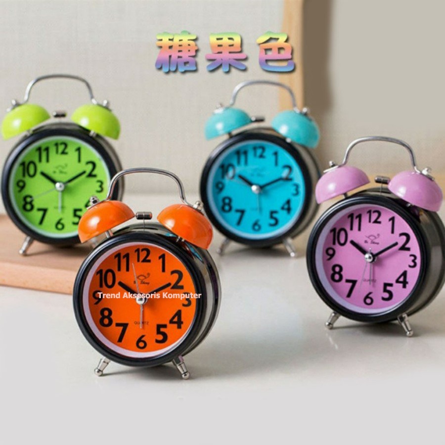 Trend-Mini Cute Alarm Clock / Jam Alarm Mini Lucu / Jam Weker