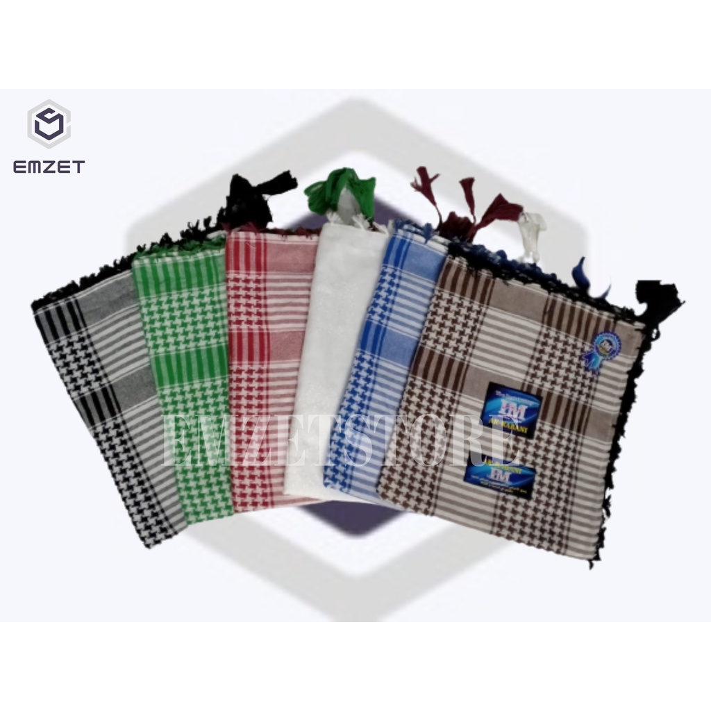 SORBAN MURAH  SORBAN HAJI AL-MINA MOTIF WARNA PREMIUM