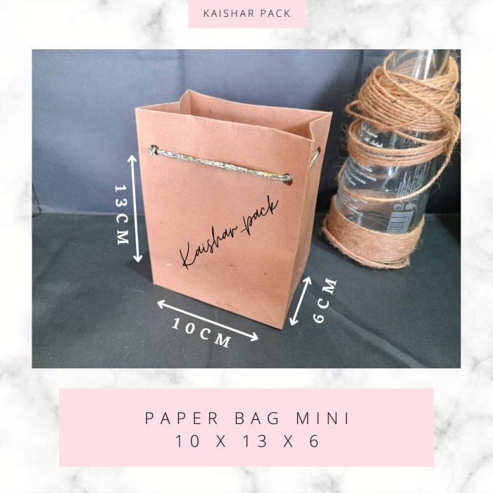 

PROMO Paper bag - 14cm x 25cm x 9