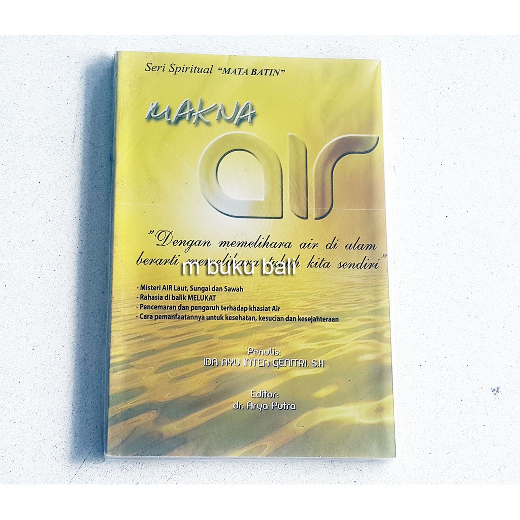 Seri Spiritual Mata Batin Makna Air