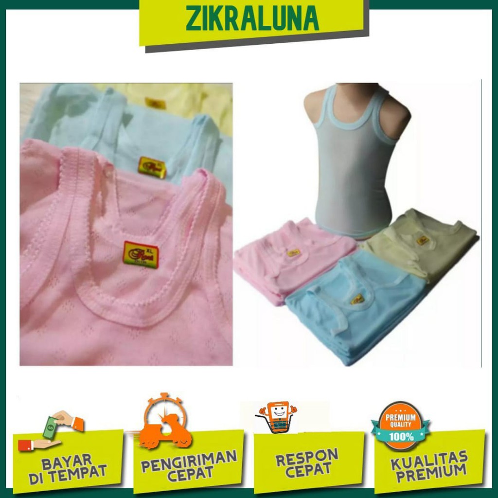 GROSIR 1 LUSIN SINGLET ANAK TERMURAH