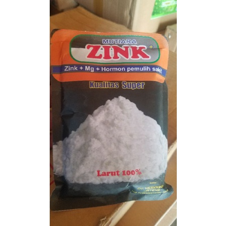 PUPUK TERLARIS MUTIARA ZINK + HORMON PEMULIH SAKIT TANAMAN