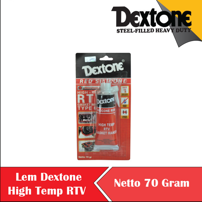 

Lem Silikon Merah Dextone Red Silicon Untuk Mesin 70 Gr