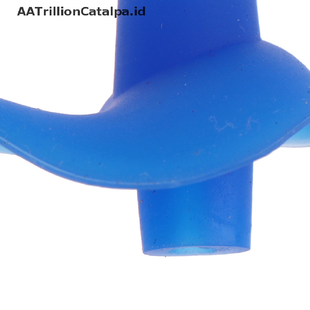 Aatrillioncatalpa 1 Pasang Earplug Penutup Telinga Bahan Silikon Lembut Anti Air