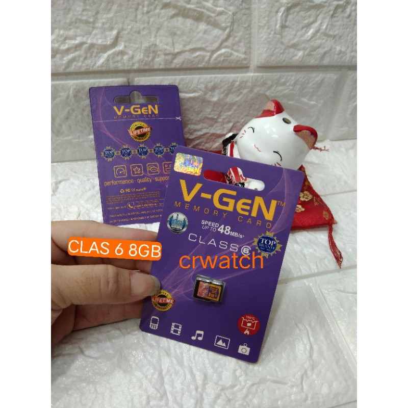 GROSIR MEMORI CARD V-GEN 8GB SD CARD V-GEN CLAS6 8GB MEMORI VGEN 8GB TF CARD V-GEN 8G ORIGINAL