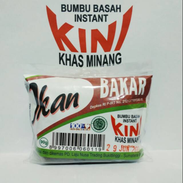 

Bumbu Masak IKAN BAKAR MINANG & IKAN BAKAR PADANG - BUMBU KINI