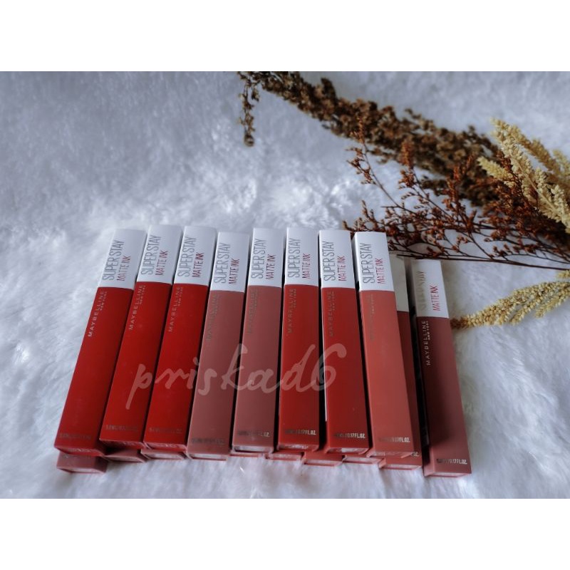 Maybelline Superstay Matte Ink Original 100% ✨Red Edition✨