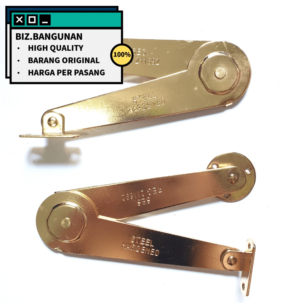 ENGSEL SALON SES 9&quot; KUNING TEBAL - ENGSEL SIKUTAN LIPAT JENDELA
