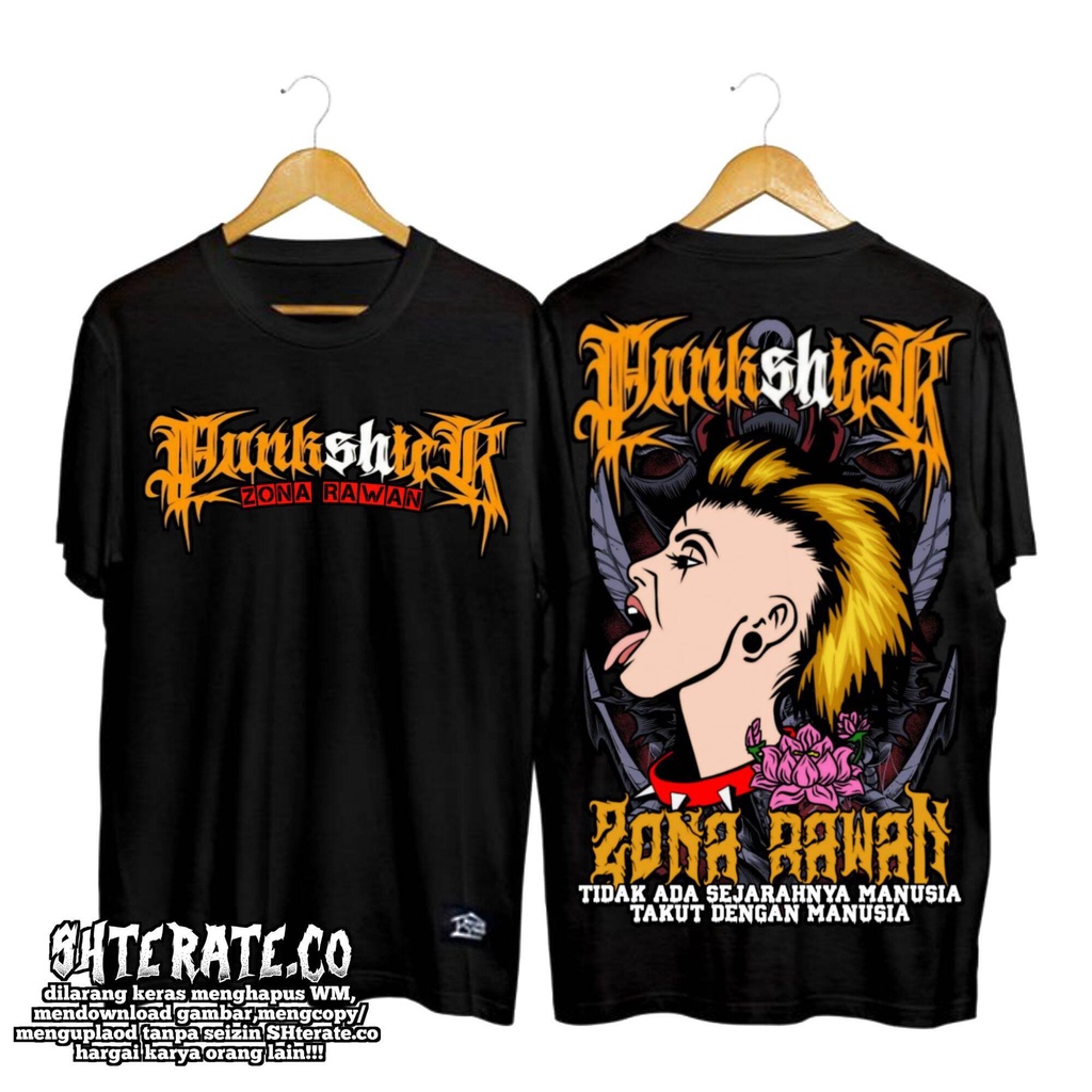 Jual Kaos Psht Punkshter Zona Rawan Iq N Shopee Indonesia