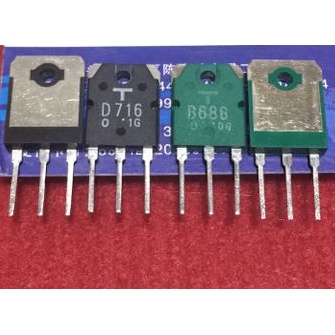 2pcs  B686 D716 2SB686 2SD716