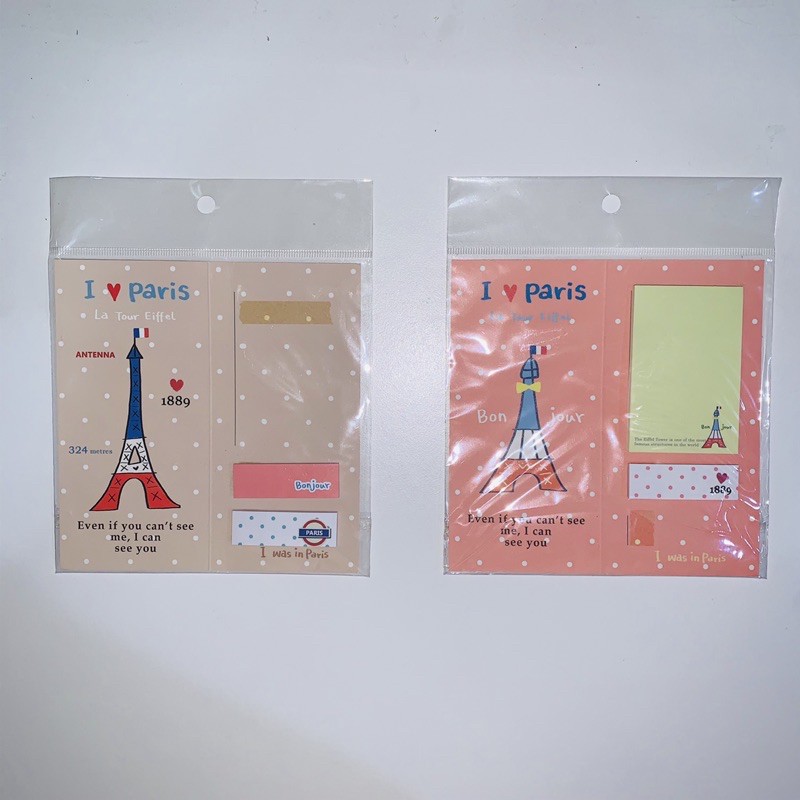 

Sticky Notes Label Post it Memo Tempel Paris Lucu Preloved