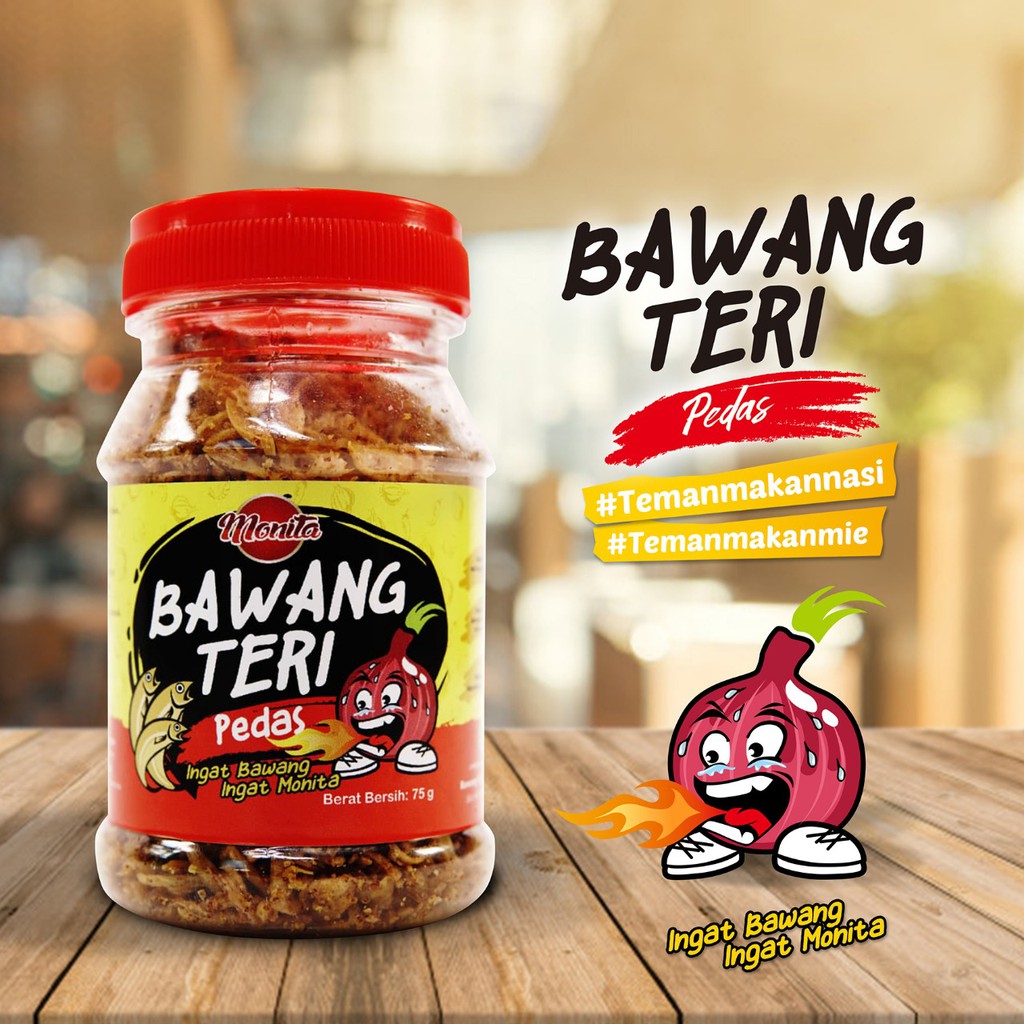 

Bawang Goreng Teri Pedas 75 gr