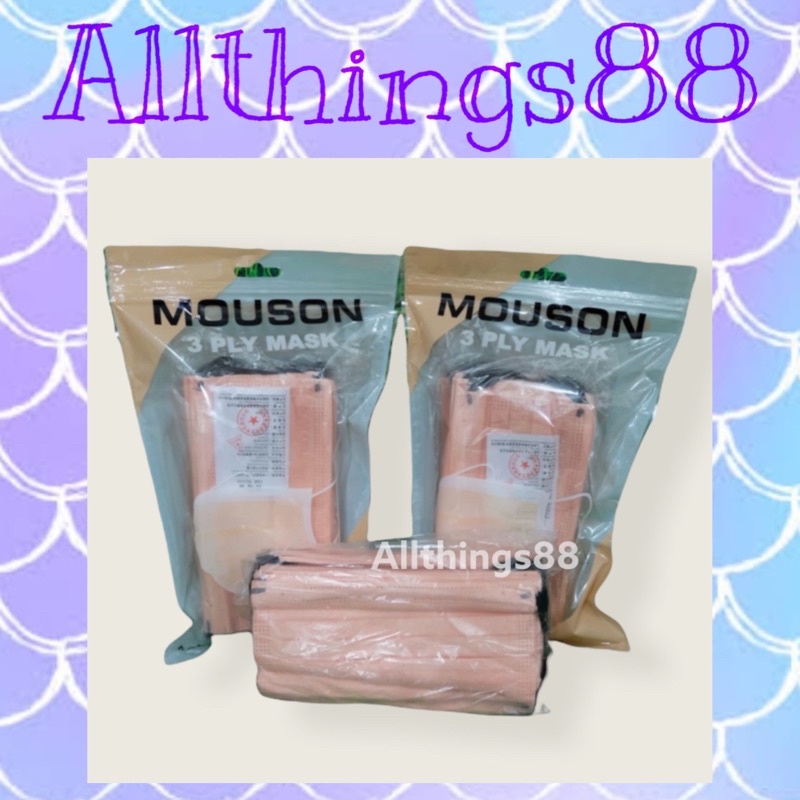 Masker King Mask Biru/ MOUSON/ ALKINDO Earloop 50pcs ISO KEMENKES