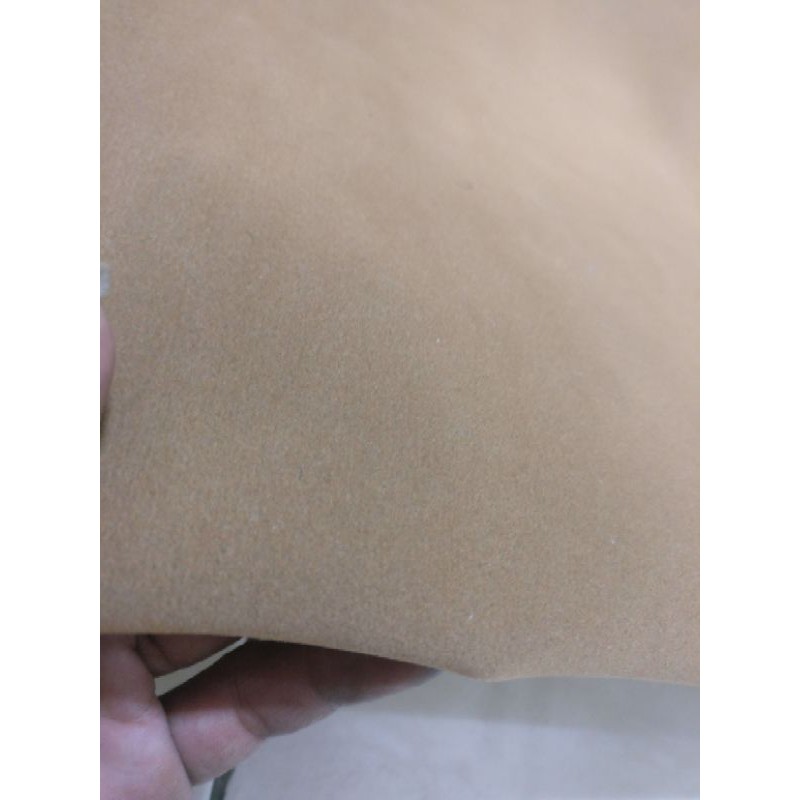 Clearence stock  Kain Suede | Kain Bludru polos| Bludru Coklat Cream | Lebar 1.35 | Bludru Import, C