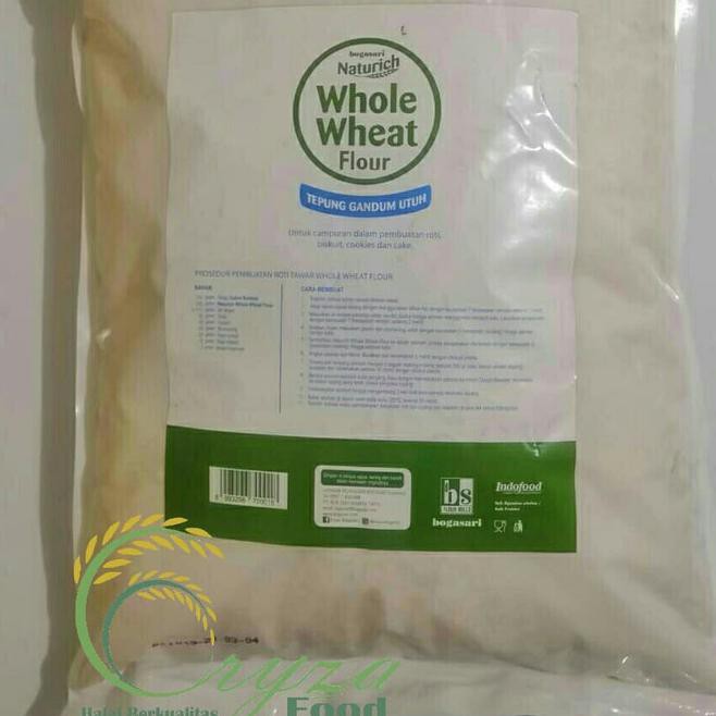 

R9JK TEPUNG GANDUM UTUH WHOLE WHEAT FLOUR BOGASARI NATURICH 5KG. 0EC0