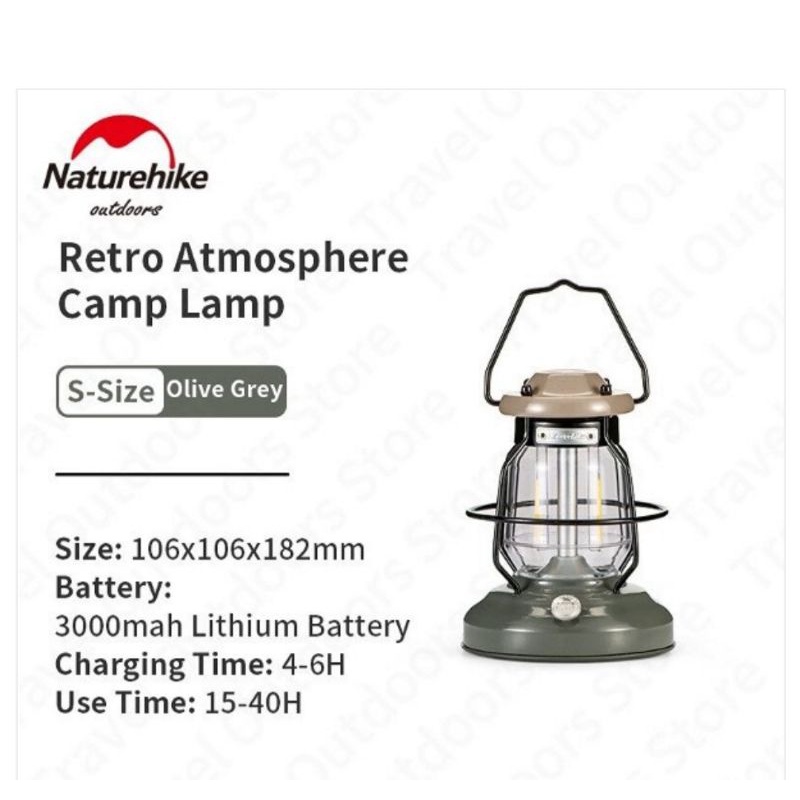 LAMPU CAMPING NATUREHIKE NH21ZM010
