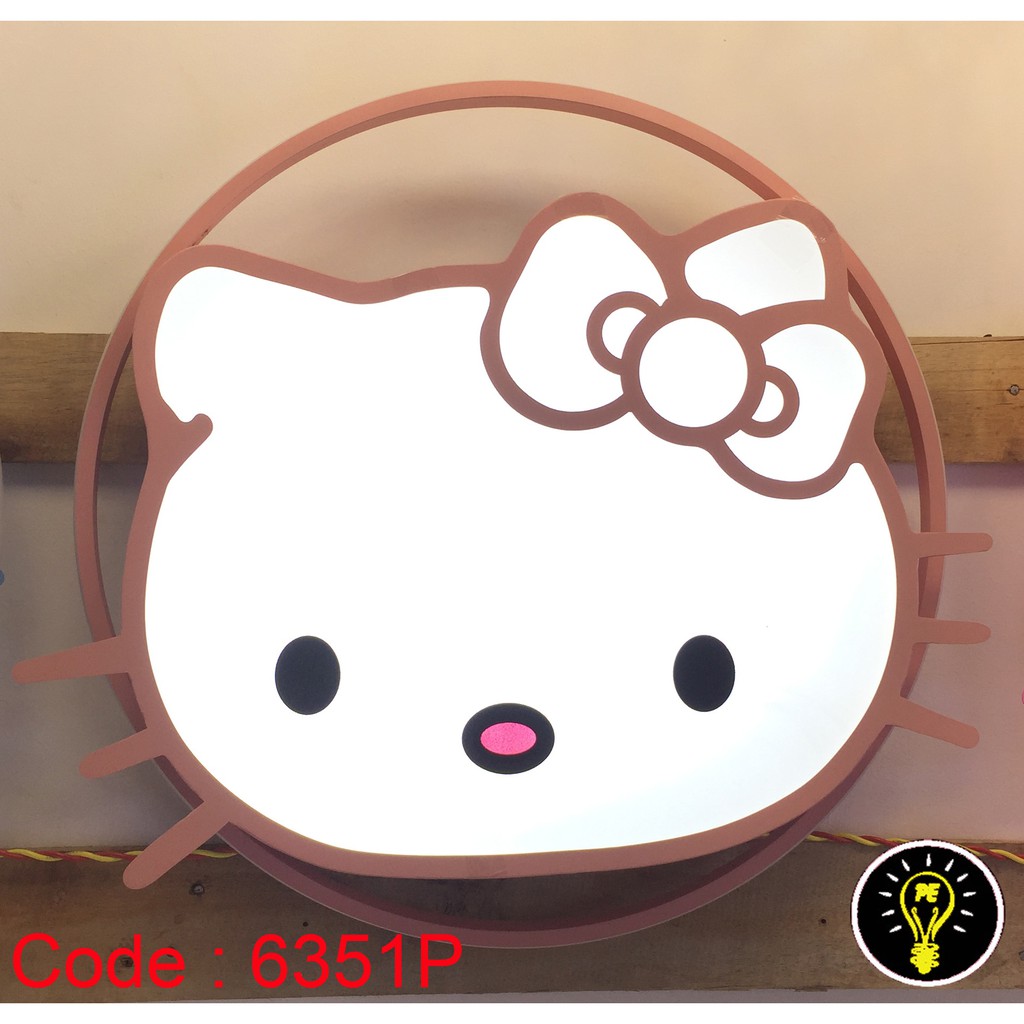 lampu kamar anak-anak led plafon kitty 6351