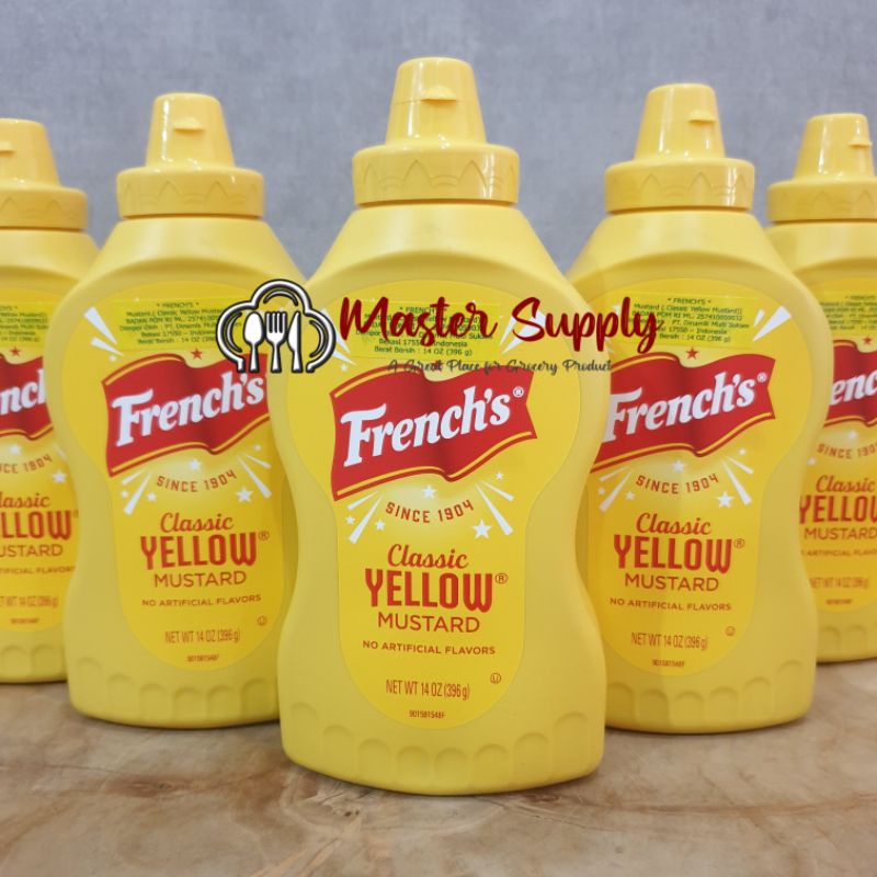 

FRENCHS CLASSIC YELLOW MUSTARD 14 OZ / YELLOW MUSTARD 396 GR / MUSTARD