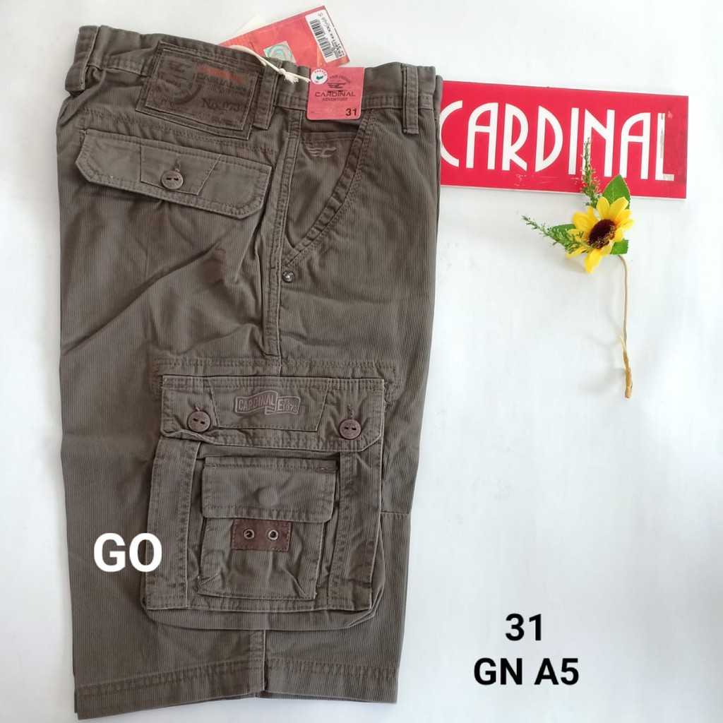 gos 31-KPL 2 CARDINAL KEMPOL CASUAL Celana Pendek Cowok Celana Kempol Fashion Pria Brand Kekinian