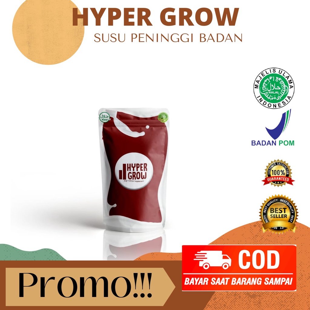 

SUSU PENINGGI BADAN DEWASA DAN REMAJA [HYPER GROW]