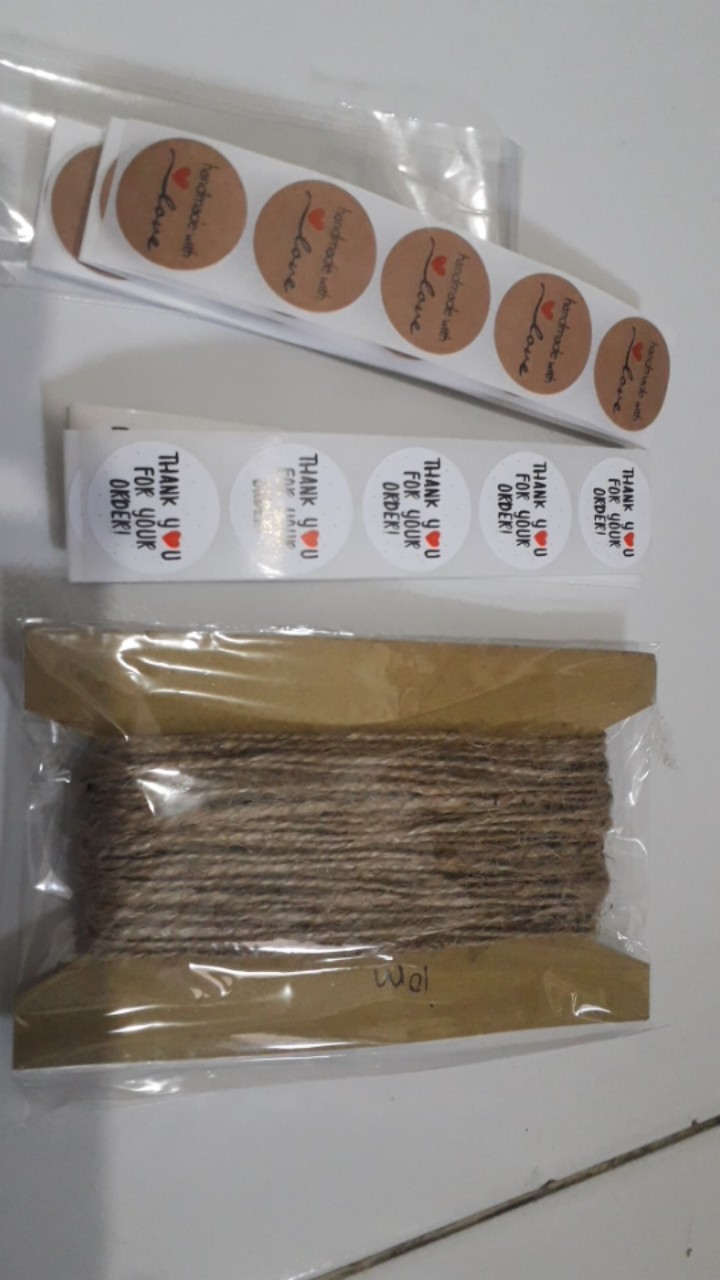 Sticker Label Thank You For Order