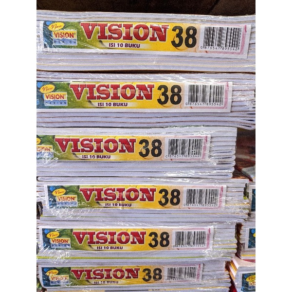 

BUKU TULIS VISION 38 TERMURAH ISI 10 PCS