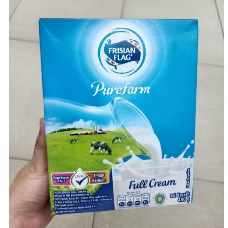 

Frisian Flag Purefarm 400gr Full Cream - Susu Bubuk Instant - susu bendera