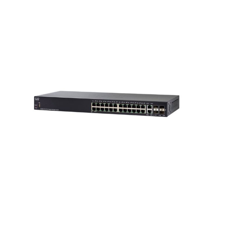 Cisco SG350-28-K9-EU 24 Port Gigabit, 2 Gigabit copper/SFP combo+2SFP