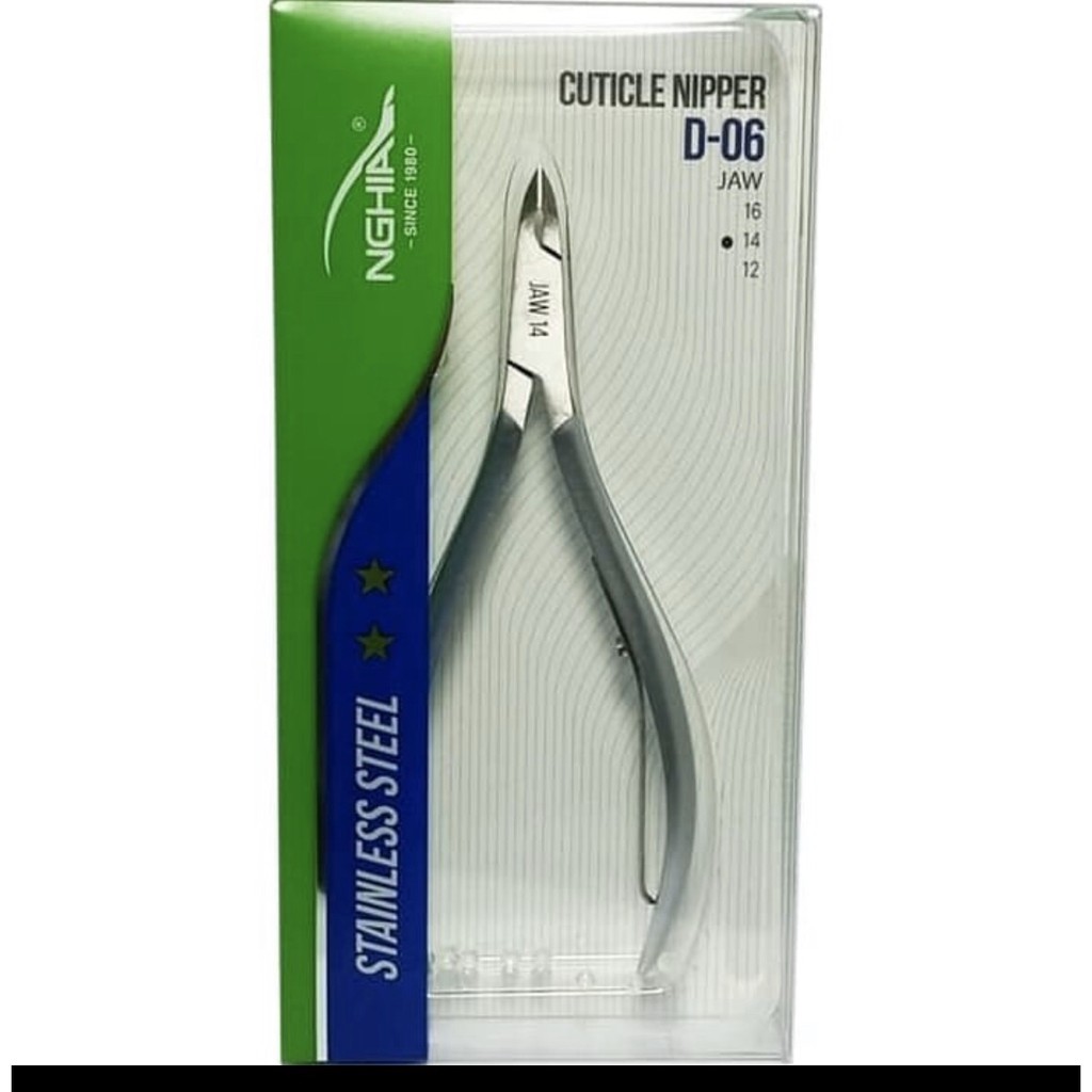 Nghia D-06 JAW 14 cuticle nipper ORI gunting kutikula proffesional use Produk Good Quality