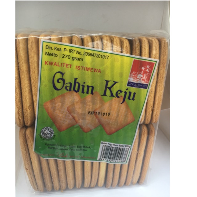 

Gabin keju 270 gr, Gabin paling enak dimakan dicelupin teh atau susu pas banget biskuit keju