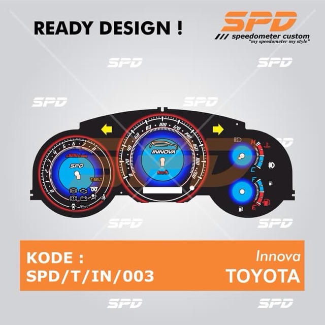 Papan Panel Custom Speedometer Spidometer Spedometer Toyota Innova Inova Shopee Indonesia