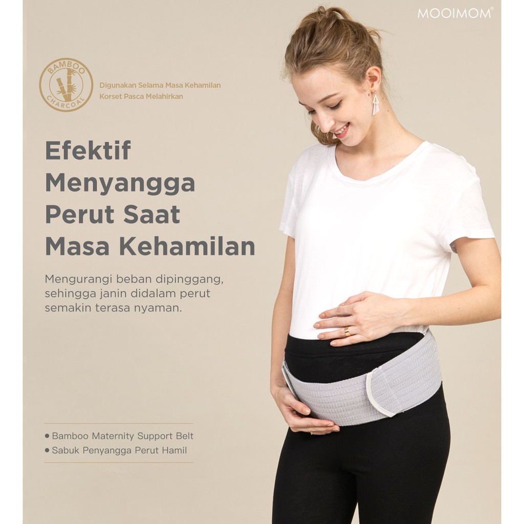 Bamboo Maternity Support Belt | Sabuk Penyangga Perut Hamil