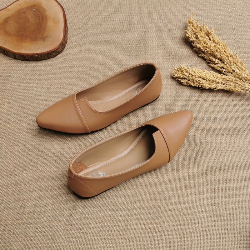 Faduzzi Sepatu Flat Wanita NILIN-Mocca