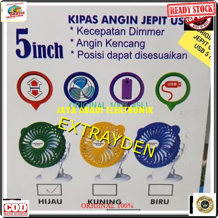 G190 Mitsuyama original kipas angin jepit portable fan mini usb cas casan 2in1 baterai charge pendingin duduk table meja G190  BISA SAMBIL COLOK NYALA NYA  BISA JG PAKAI BATERAI CAS  BATERAI BISA DILEPAS MENGGUNAKAN BATERAI JENIS POWERBANK 1PCS  2-3JAM ME