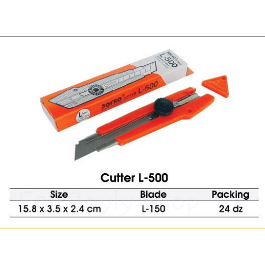 

Unik CUTTER JOYKO L500 BESAR REFILL ISI BLADE PEMOTONG KERTAS ATK MURAH Limited