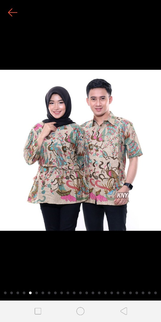 Rama Shinta Couple - Melani Set Couple Lilit Rovella Batik Couple Modern