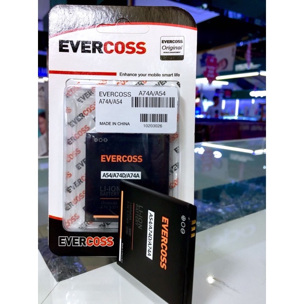 GROSIR BATERAI EVERCOSS A54 A74A A74D A74C ORIGINAL DOUBLE IC