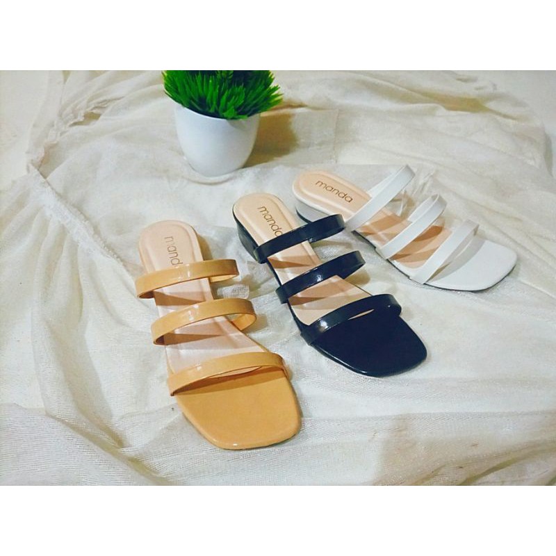 SANDAL WANITA HAK tahu  3cm w23