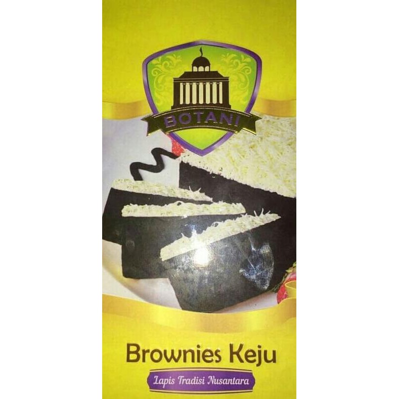 

Lapis Talas Bogor rasa Brownies Keju merk Botani