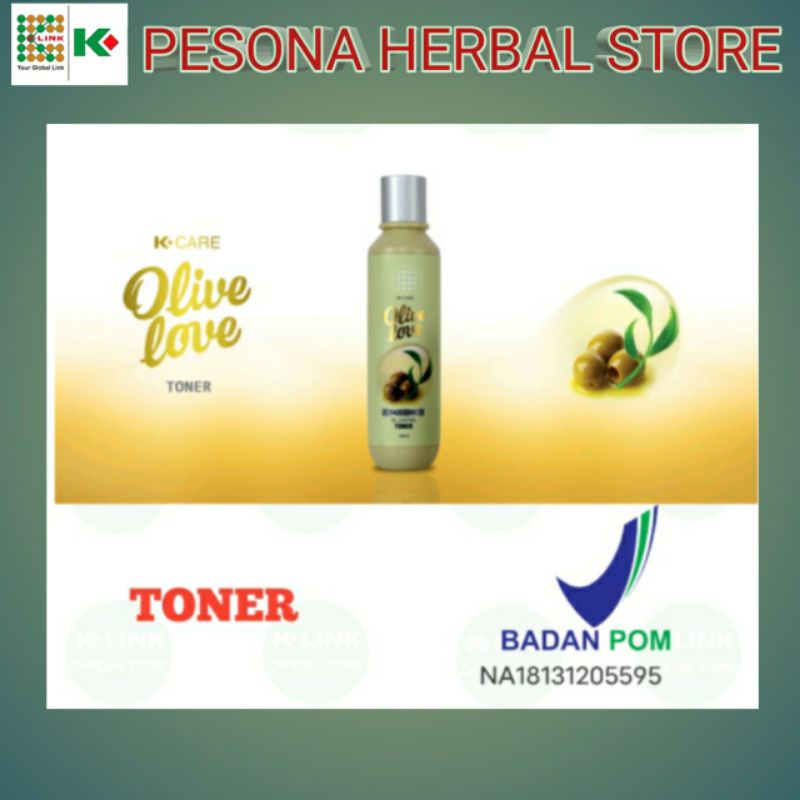 K-CARE OLIVE LOVE TONER. MENGECILKAN PORI-PORI DAN KELEMBAPAN
