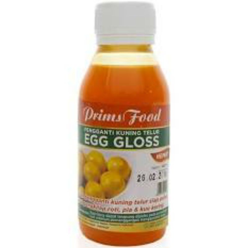 EGG GLOSS Prims Food Pengganti Kuning Telur Olesan (Pengkilap Kue Kering Nastar Pia)